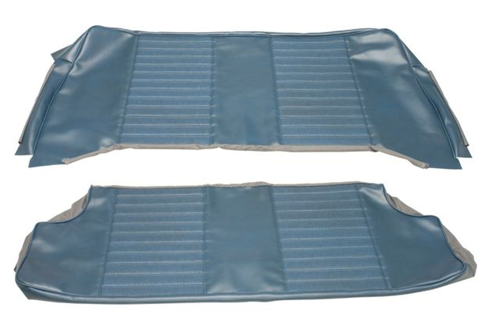 Garniture de siège arrière pour Volvo Amazon 2D 1969 bleue