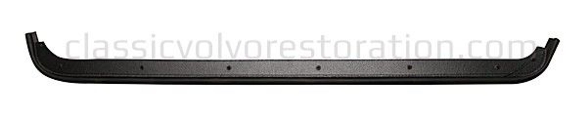 Tætningsliste nedre m/gummil. hø