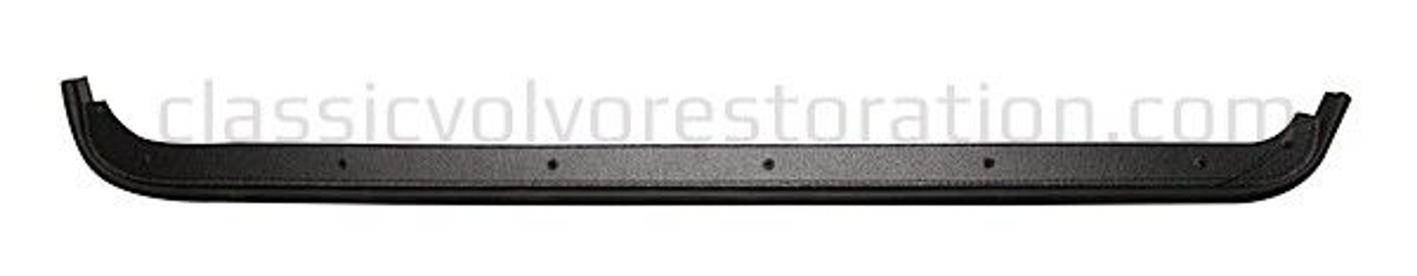 Tætningsliste nedre m/gummil. hø