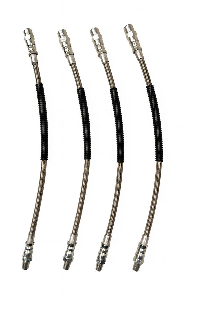 Kit de flexibles de frein tressés métalliques pour Volvo S60, S80, V70 II