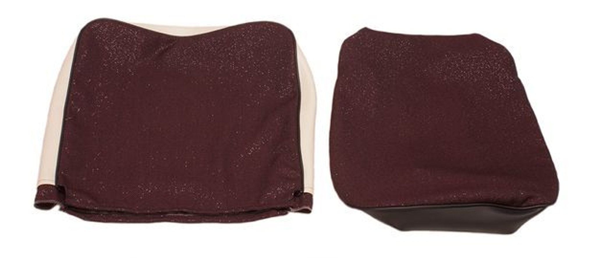 Bekleding voorstoel rood/beige