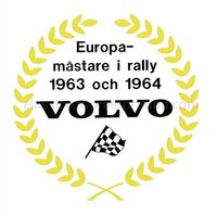 sticker "Europamästare" 1963-64 (Zweeds)