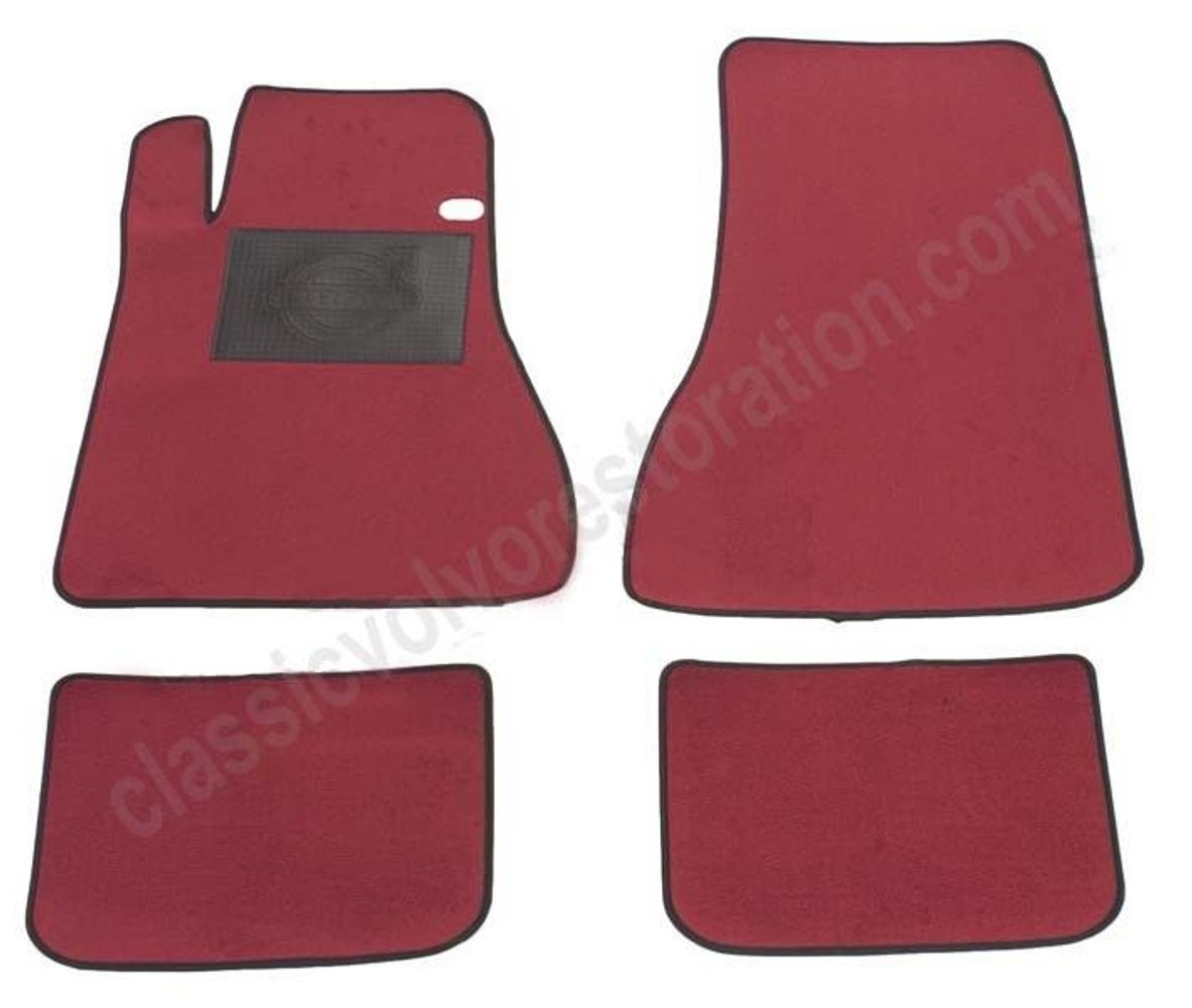 Måttesæt tilbehør rød tekstil