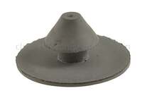 Gummiknap torpedofilt grå