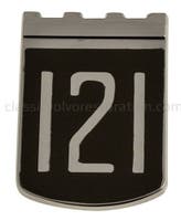Emblem "121" til Volvo Amazon 1965-70 — bild 2 av 2
