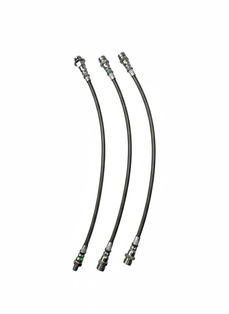 Bremseslangessæt metalomspundet