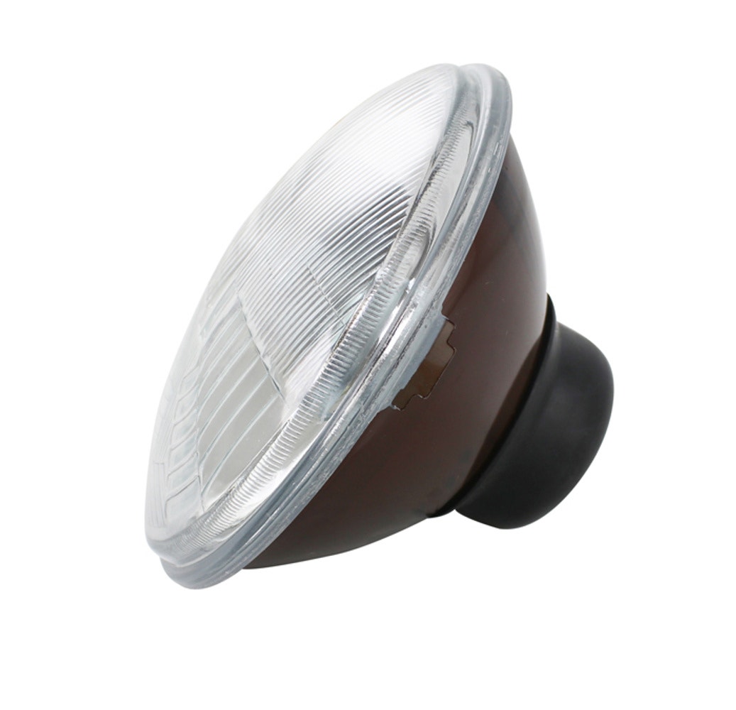 Lyskaster H4 7" kupat glas