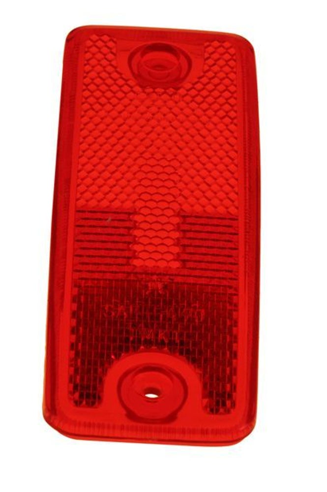 Glas sidemarkering rød