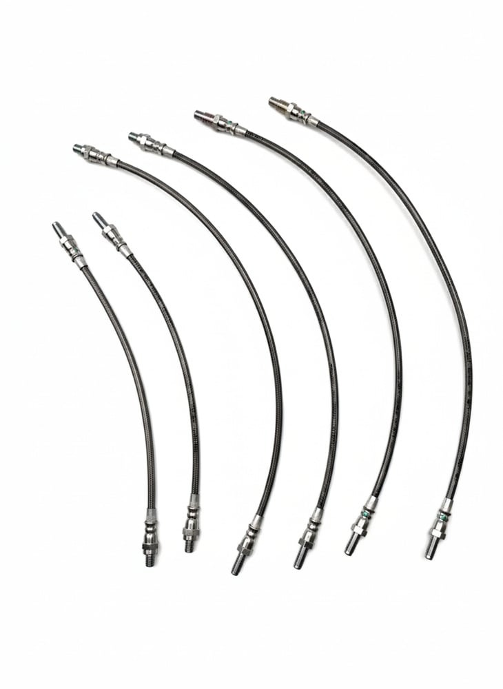 Bremseslangssæt metalomspundet