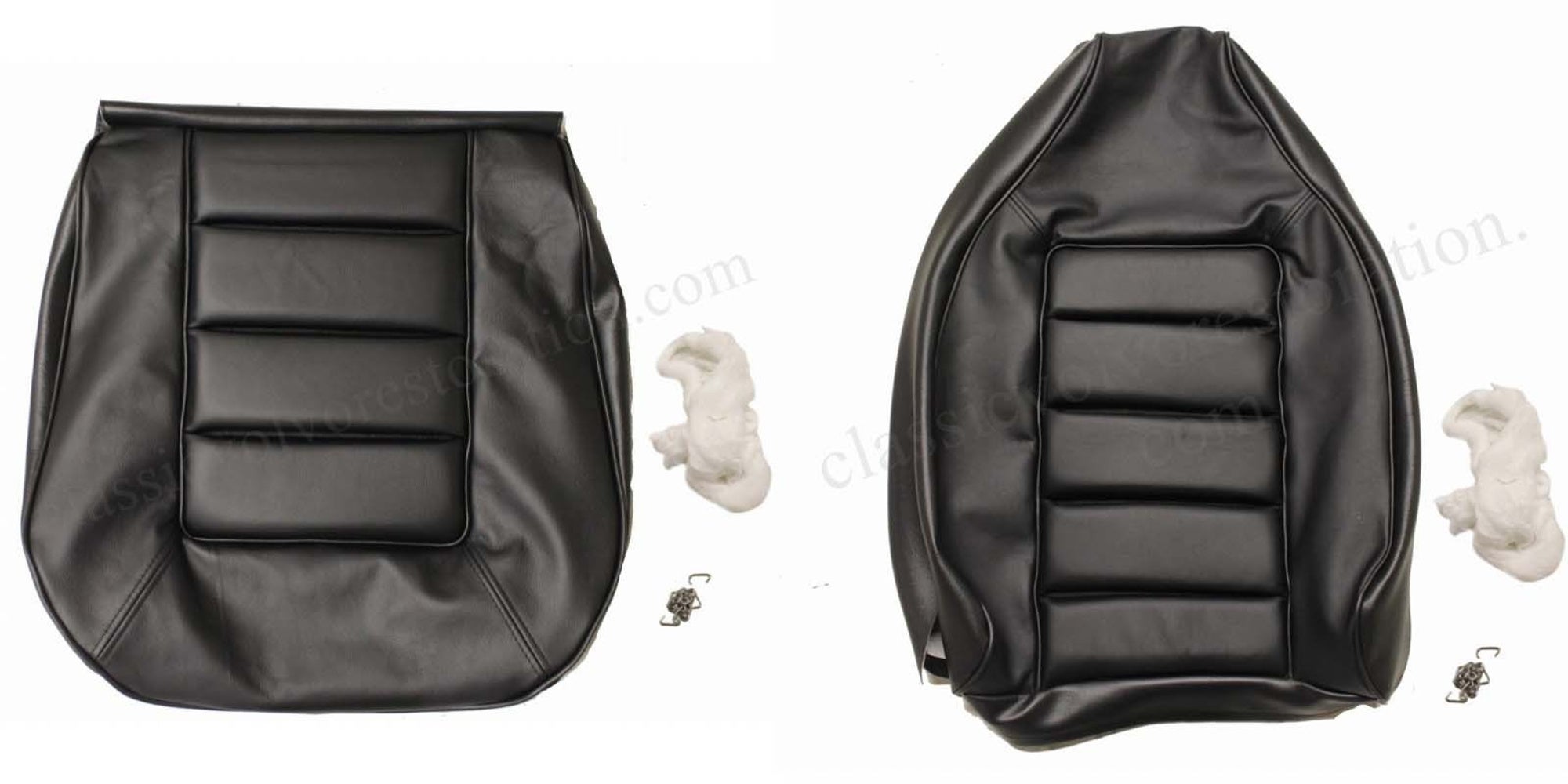 Betræk forsæde 1800 E/ES sort