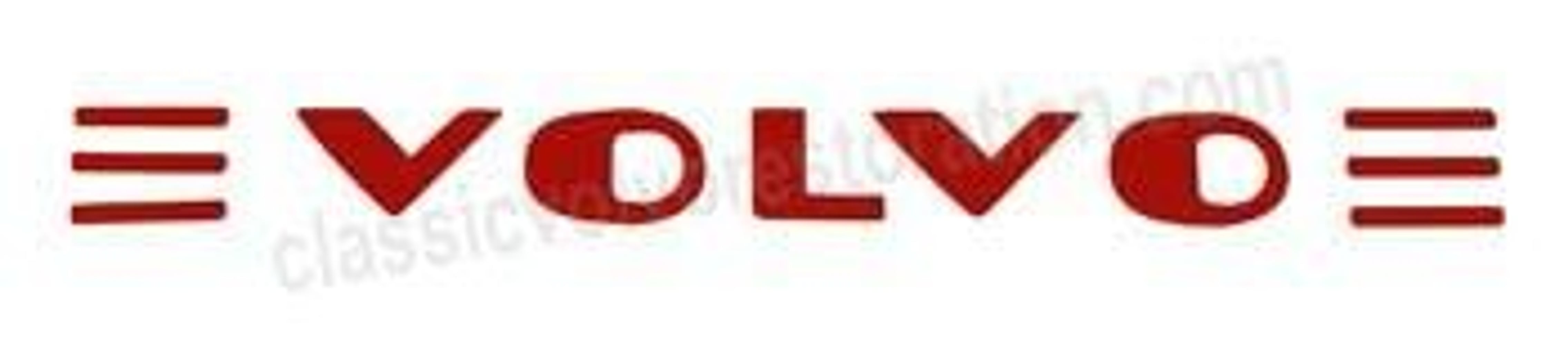 Décalque texte Volvo enjoliveur