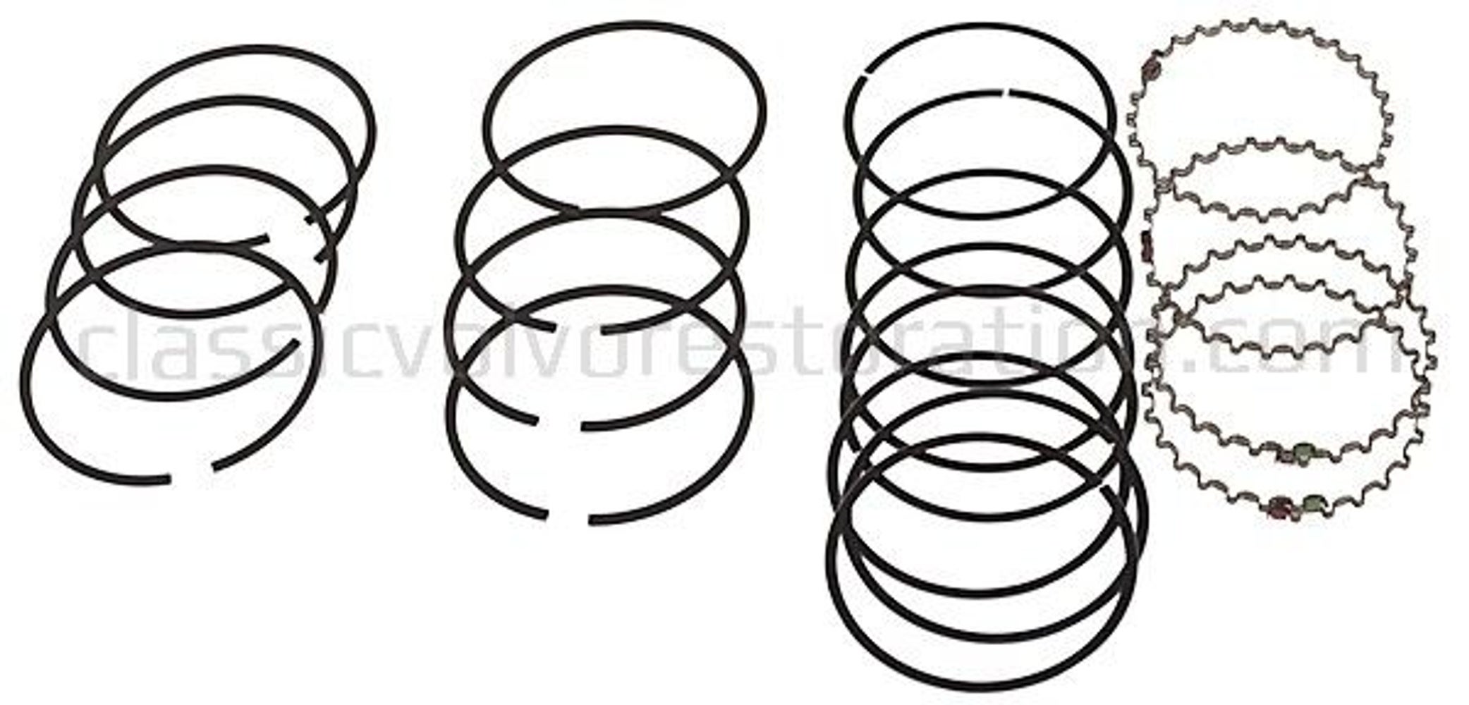 Jeu de segments de piston