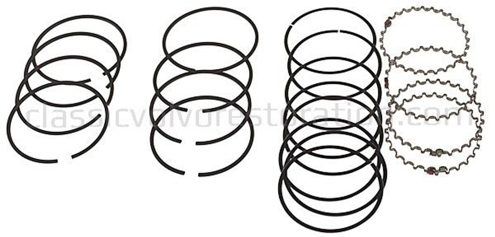 Jeu de segments de piston