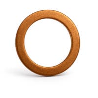 Kuparialuslevy 13,3x18,7x1,25 mm Volvo PV444, PV544, Duett, Amazon, Amazon Kombi -malleihin — bild 2 av 2