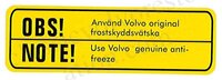 Aufkleber Kühler Volvo B18