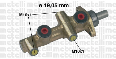 Remhoofdremcilinder voor Volvo 740, 760, 940, 960 met ABS 1982-1991