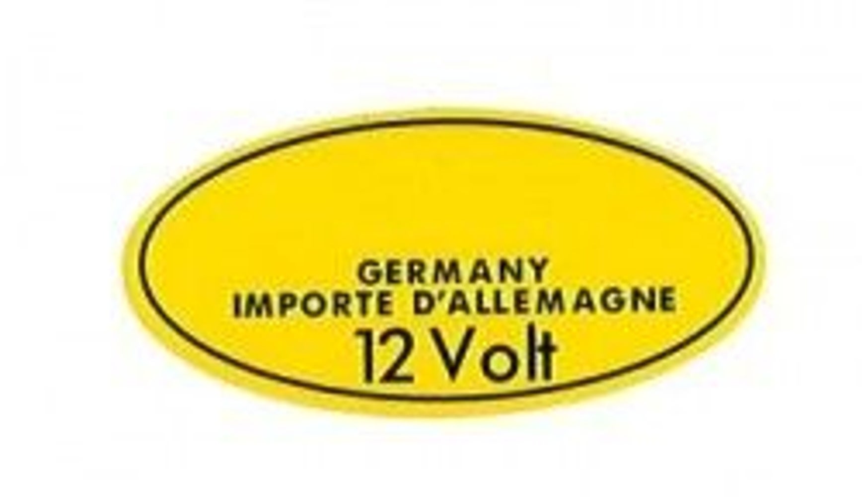 Mærkat tændspole Bosch 12v B18