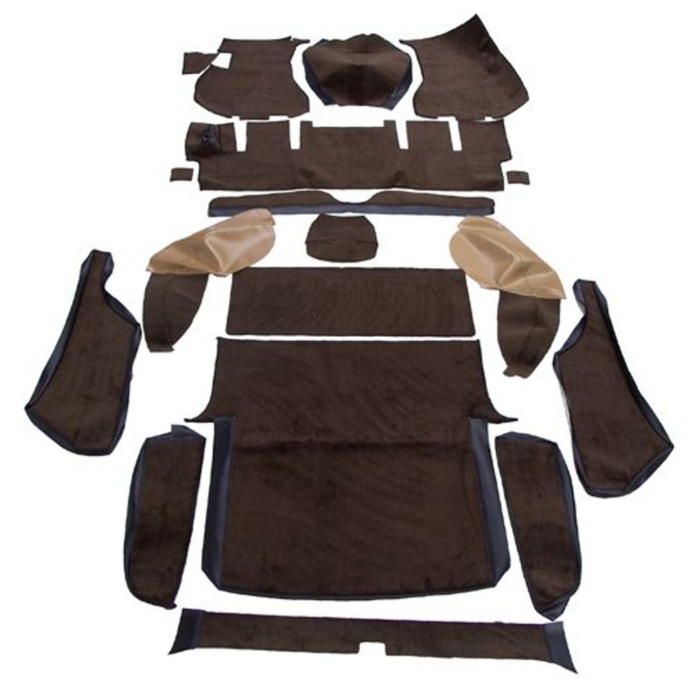 Måttesæt 1800 ES brun/guld RHD