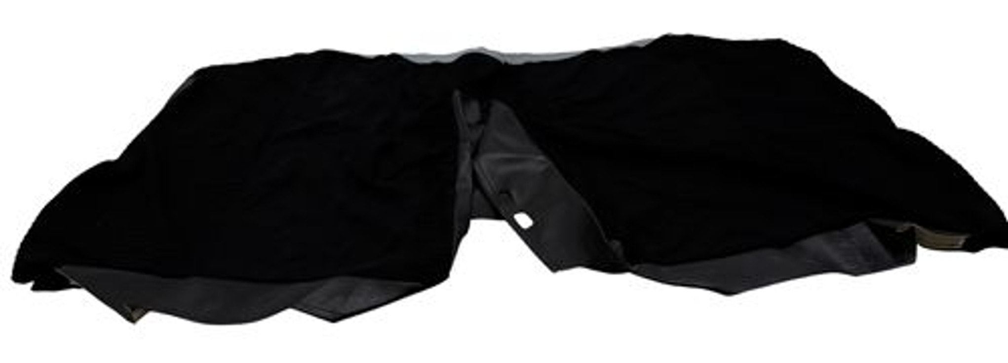 Verhoilu selkänoja musta