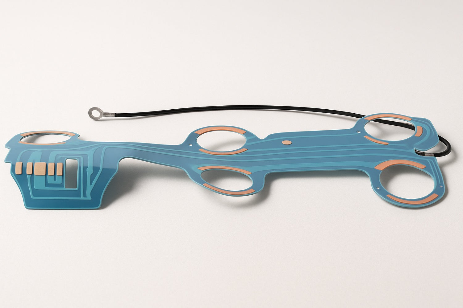 Printkort bag højre