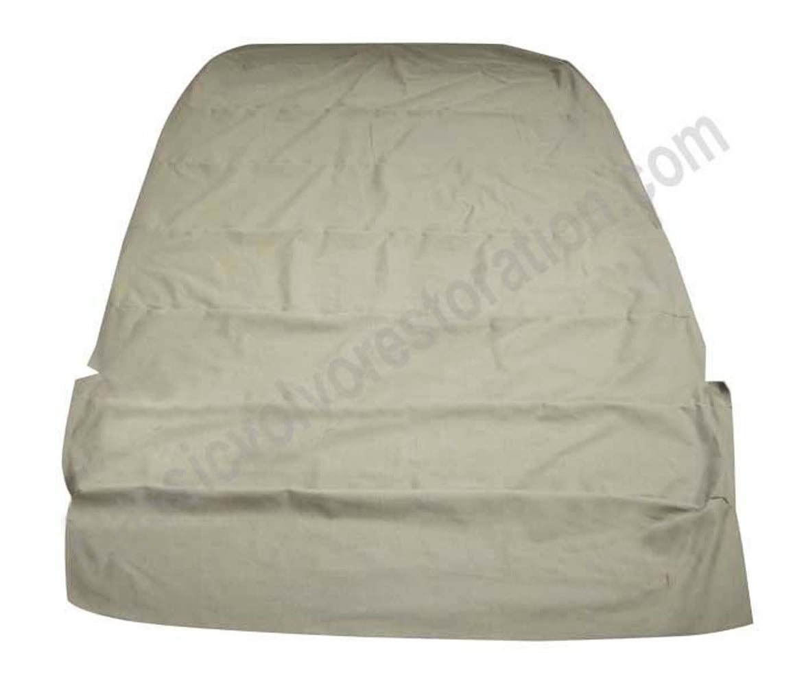 Indertagsbetræk flosset gråt stof