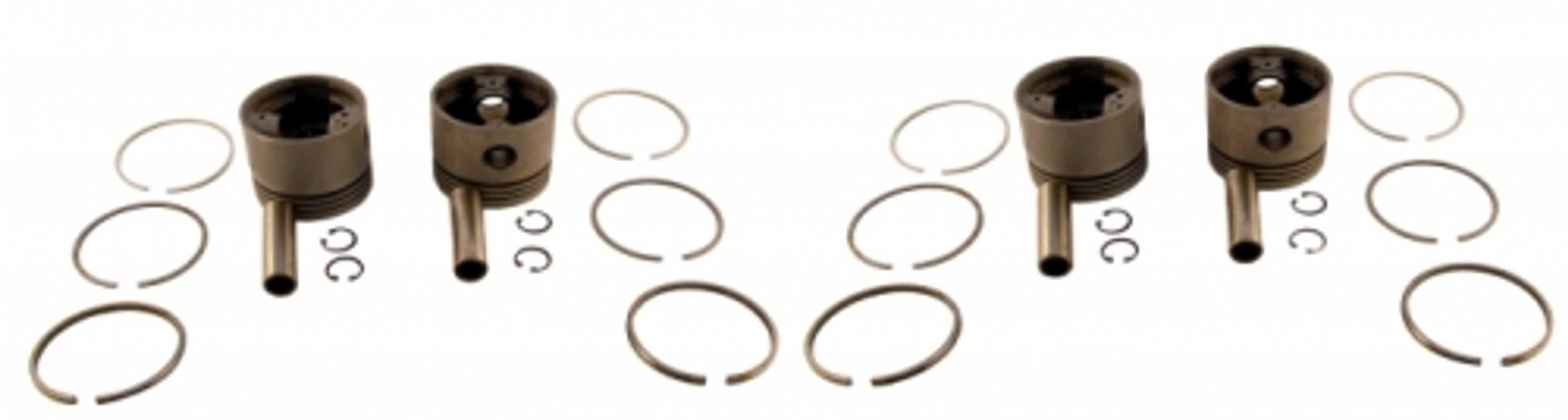 Piston set with rings for Volvo B18 0.060"