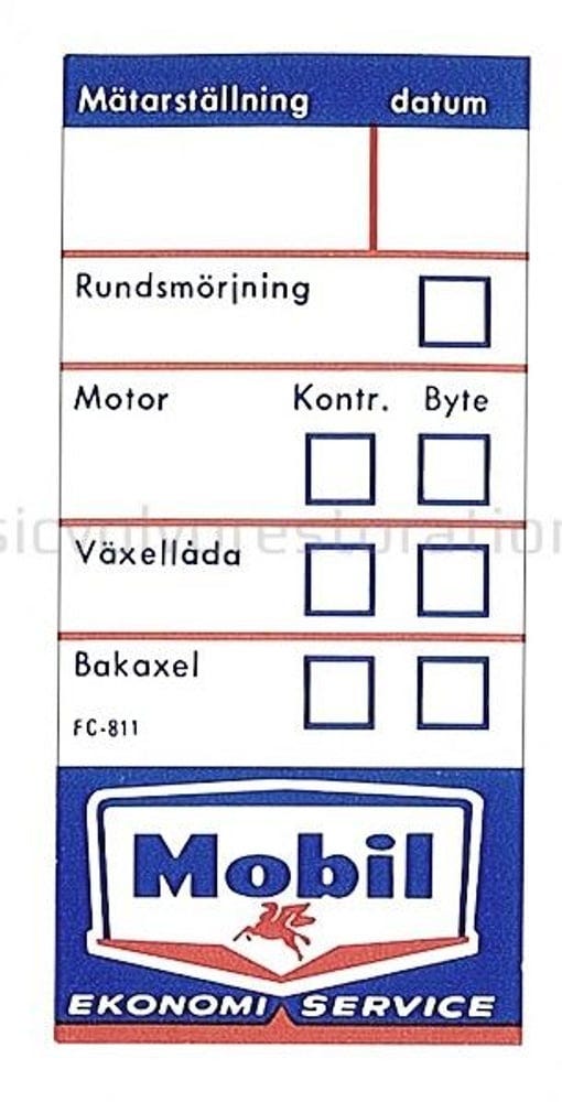 Klistermærke til service Mobil — bild 2 av 2