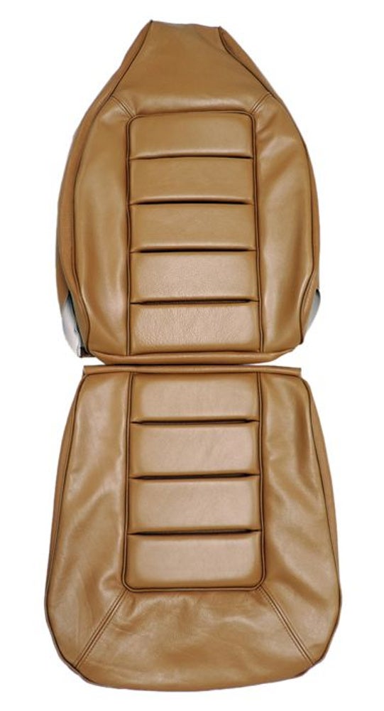 Betræk forsæde guldmetallisk