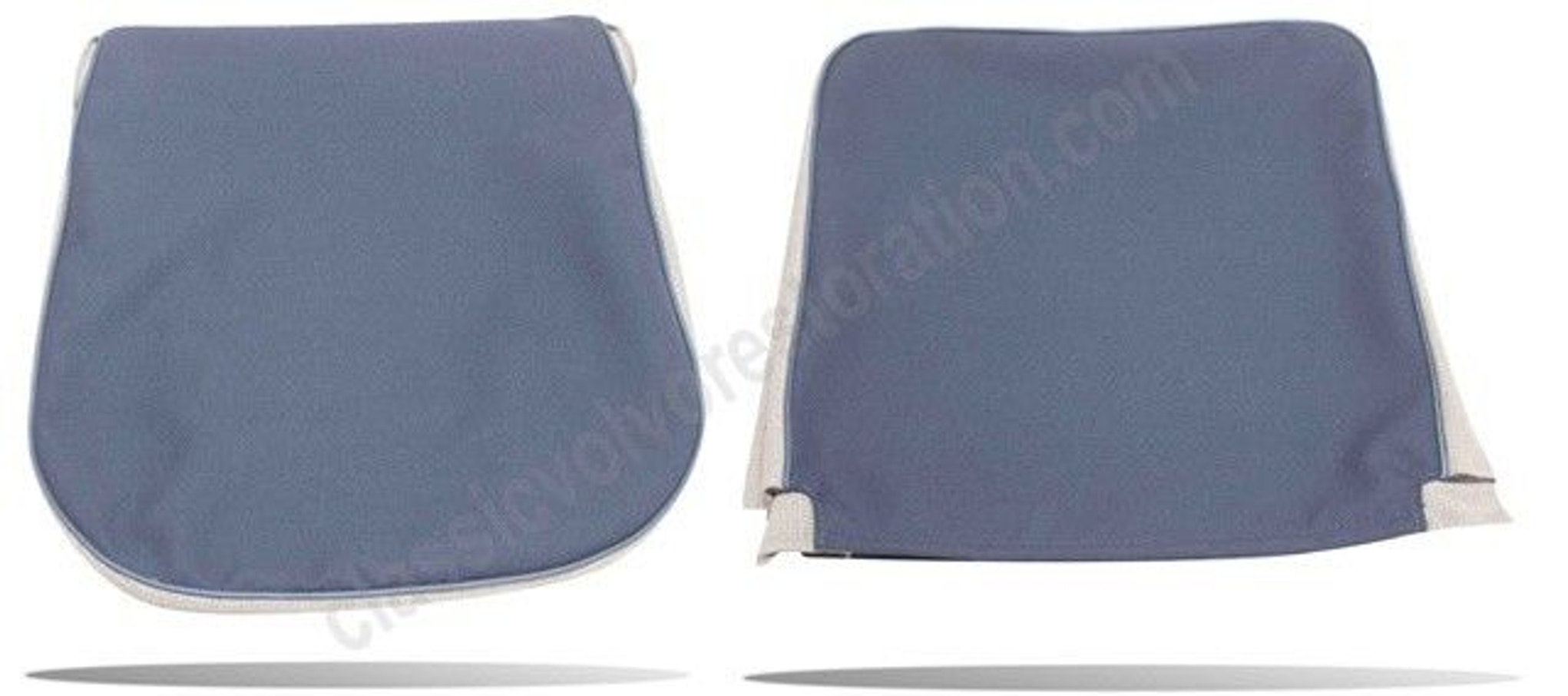 Housse siège avant bleu/gris