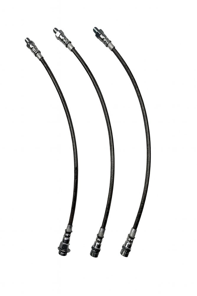 Brake hose kit metal braided