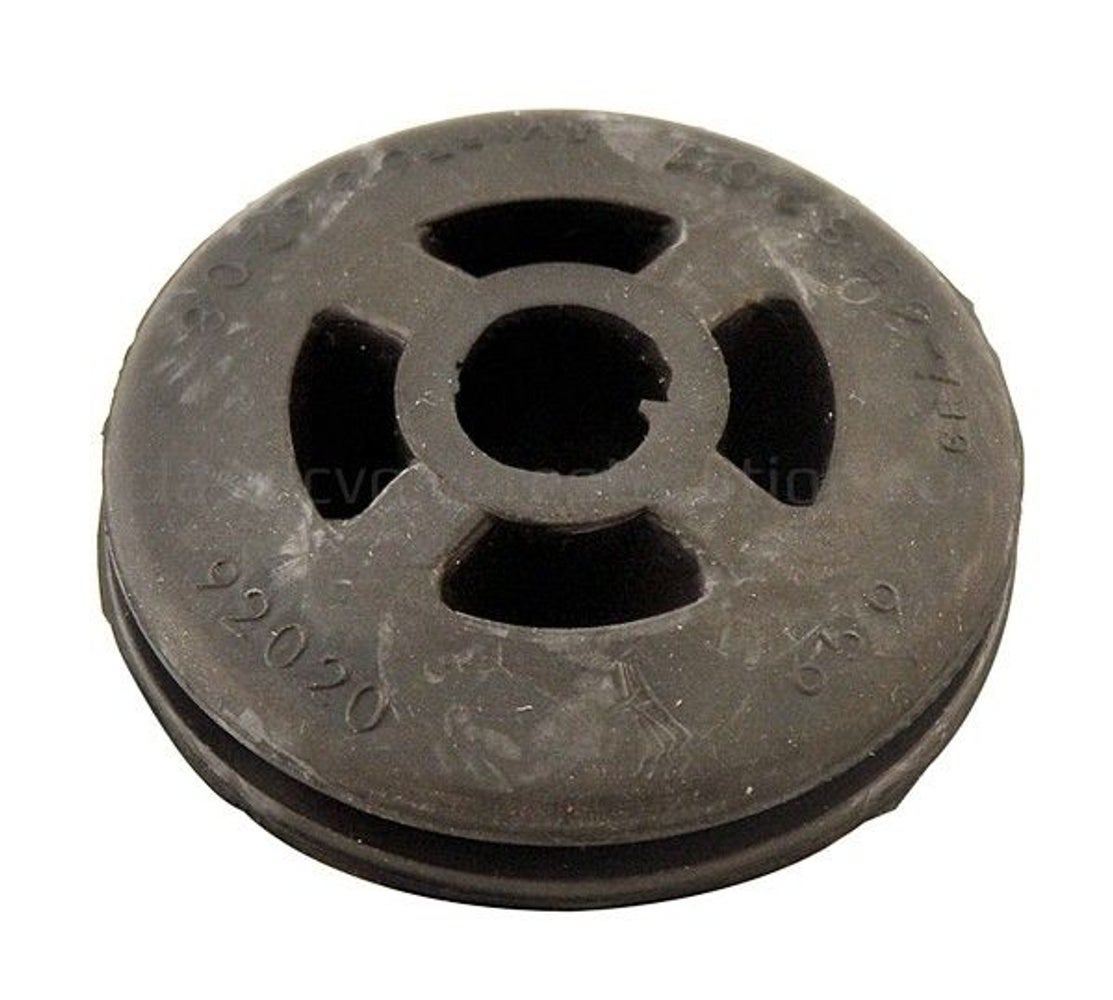 Gummipude udstødning sort