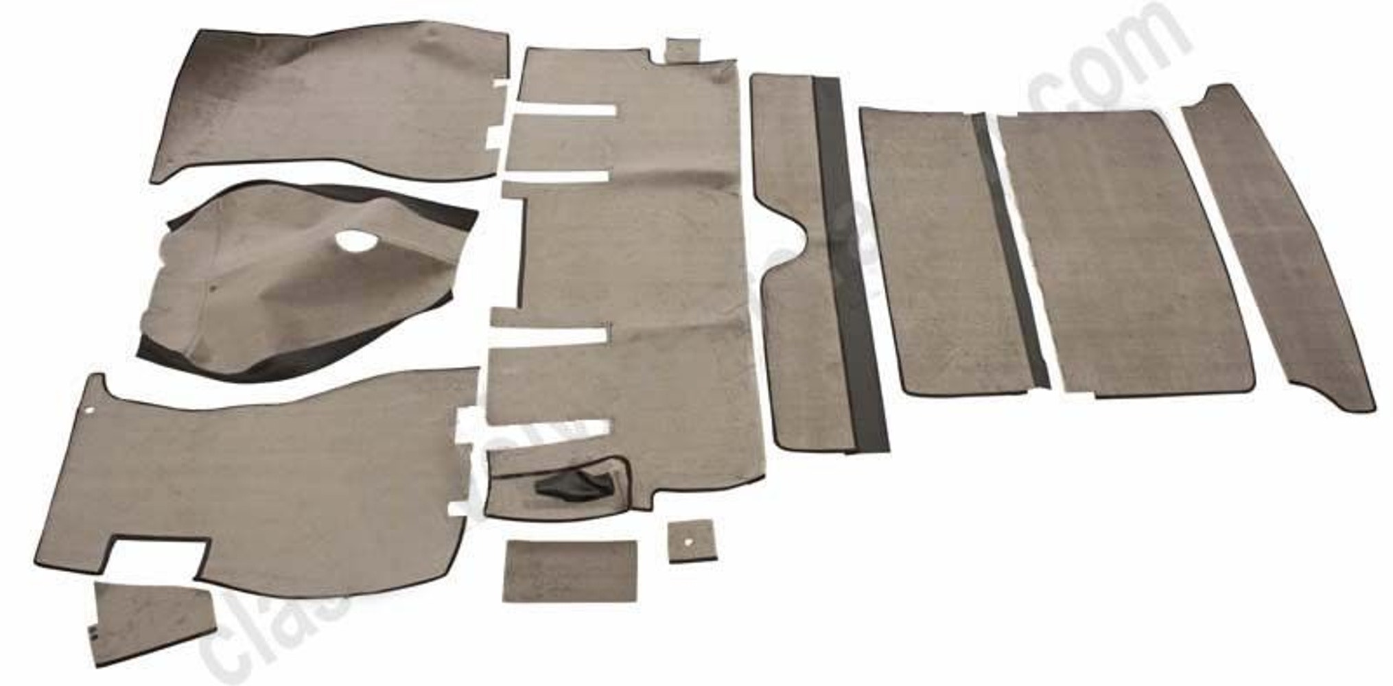 Lattiamattojen sarja harmaa