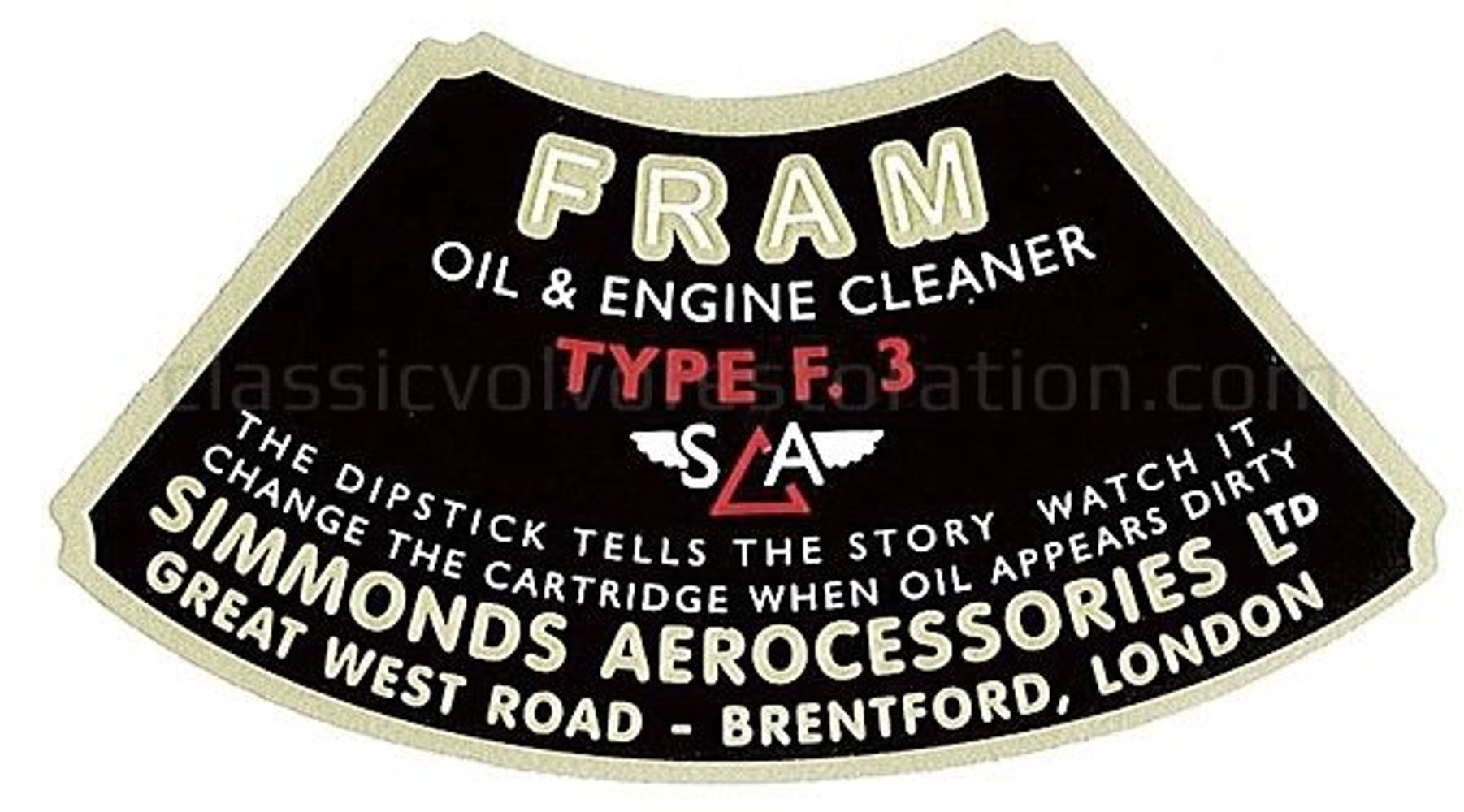 Mærkat oliefilter B4B for