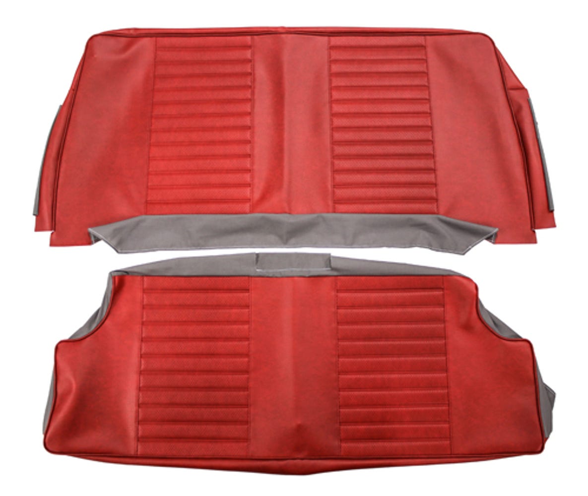 Garniture de siège arrière rouge pour Volvo Amazon 2D 1970