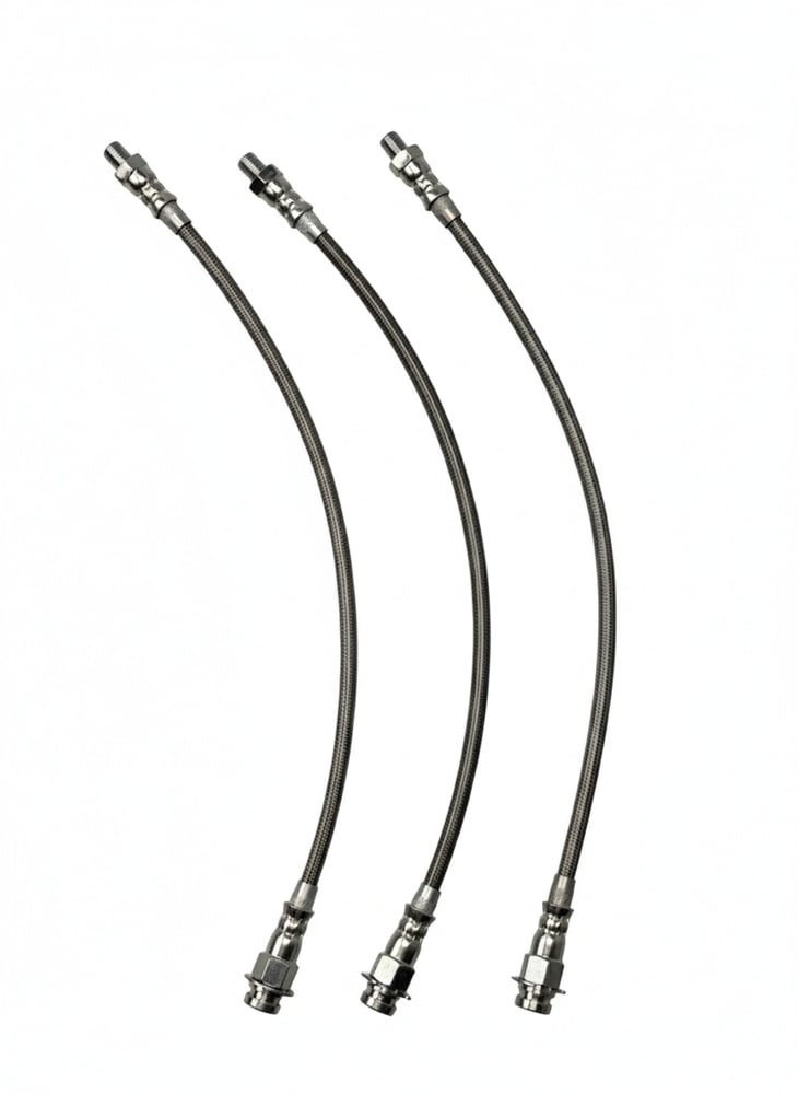 Bremseslangesæt Volvo PV/Duett - stålflettet