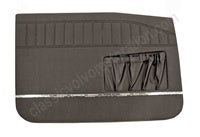 Dørpanel sort foran