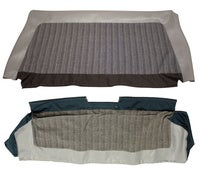 Bezug Rücksitz grau