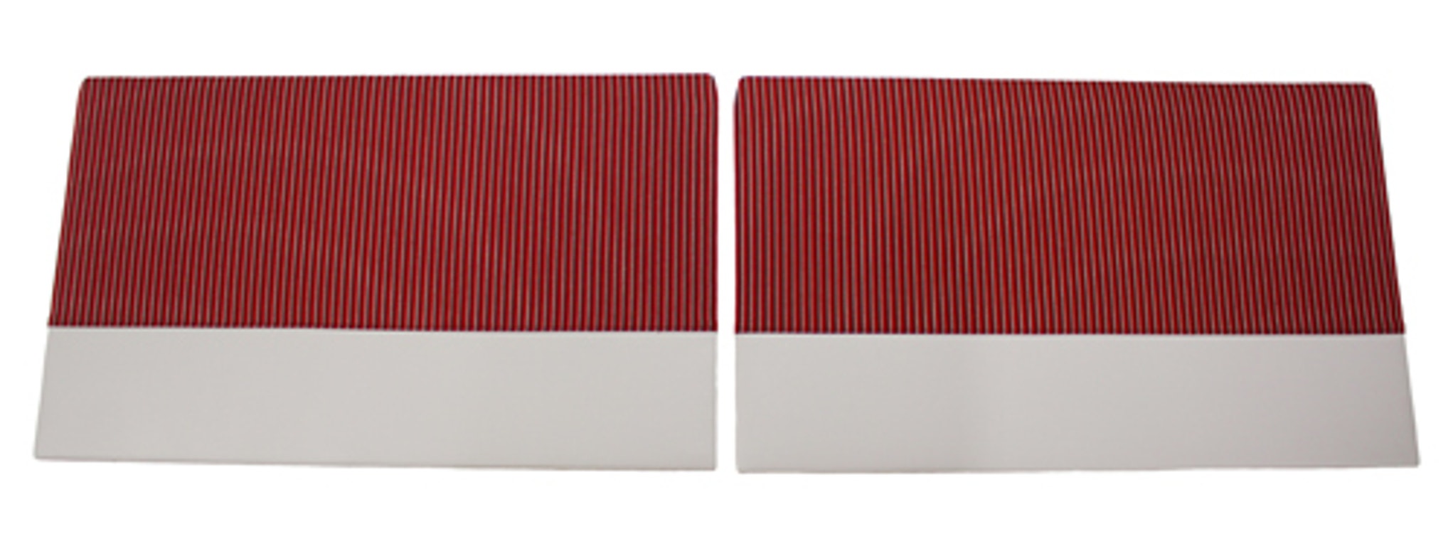 Türverkleidung rot/grau