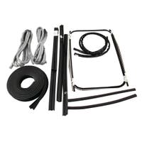 Kit de joints et baguettes de guidage avec baguette textile grise