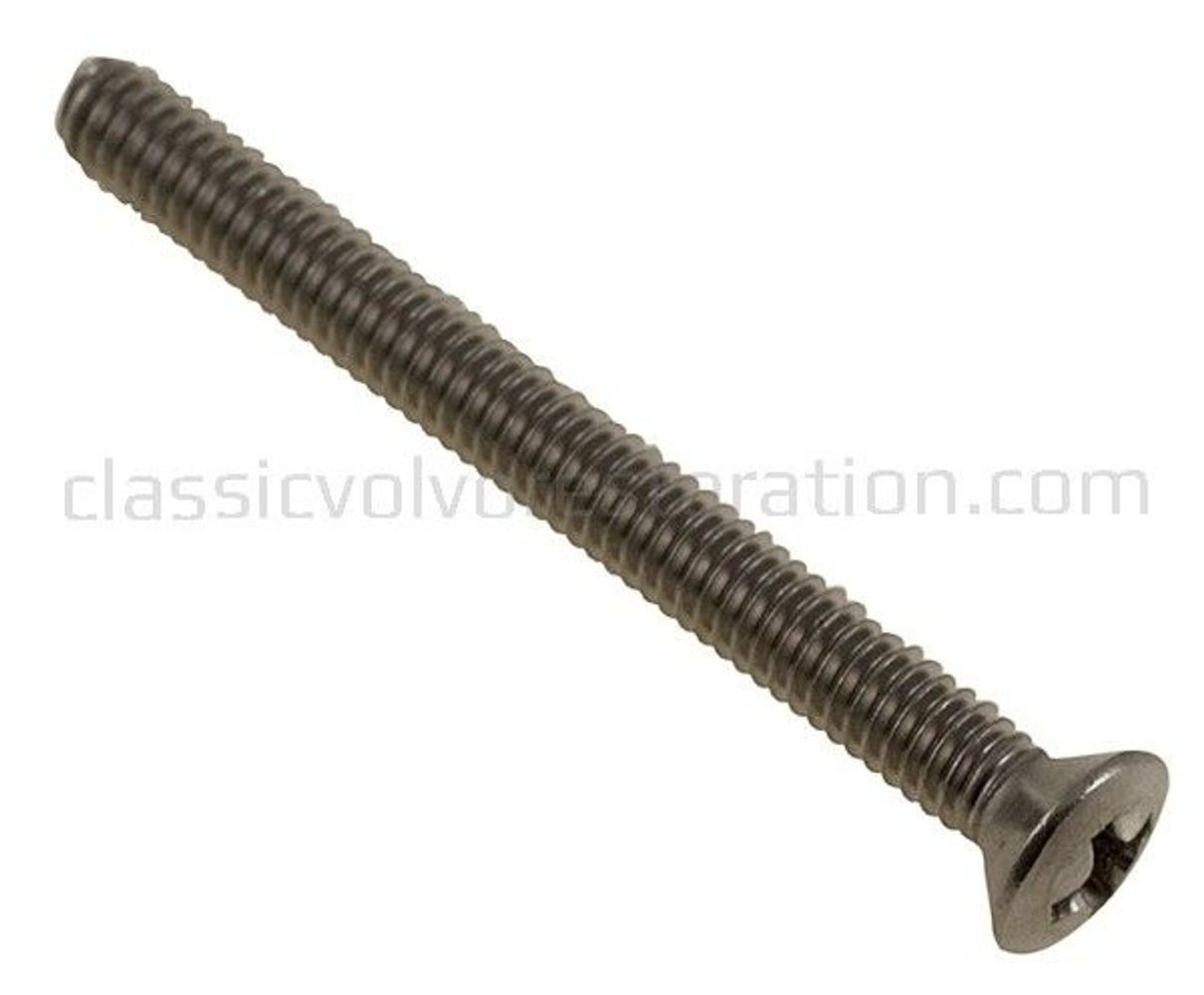 ⚠ KÄYTTÖOHJEEN TARKASTUS VAADITAAN — Ruuvi UNC 6-32x1 3/4" (44,5 mm) takavalo Volvo PV:lle