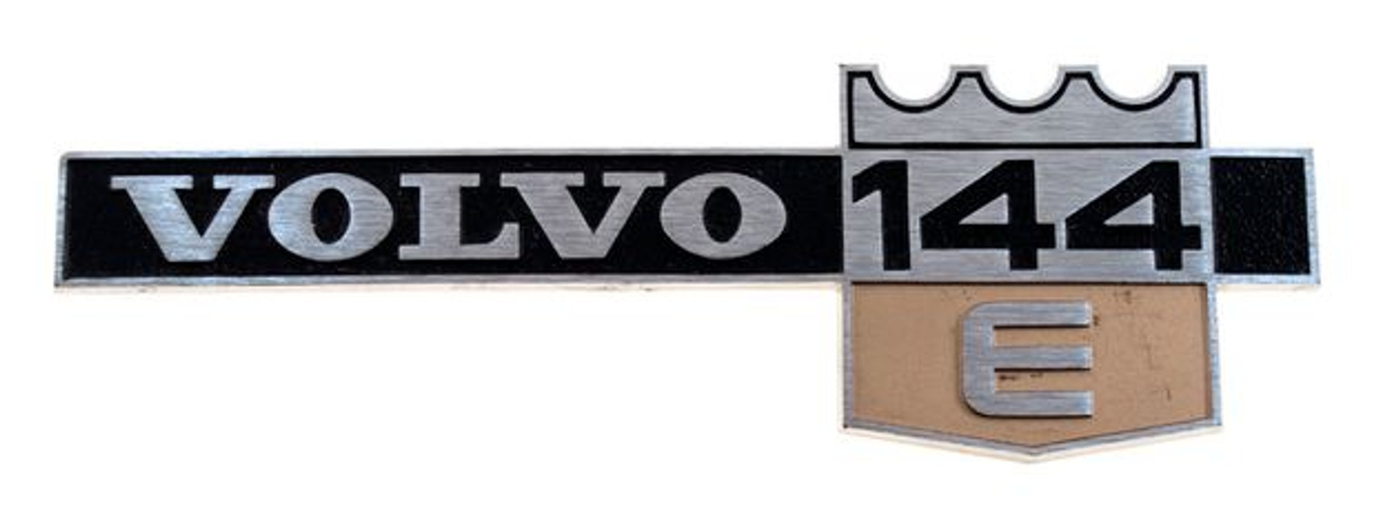 Emblem "Volvo 144E" fender for Volvo 144