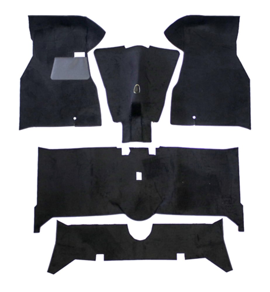 Mattosarja musta tekstiili