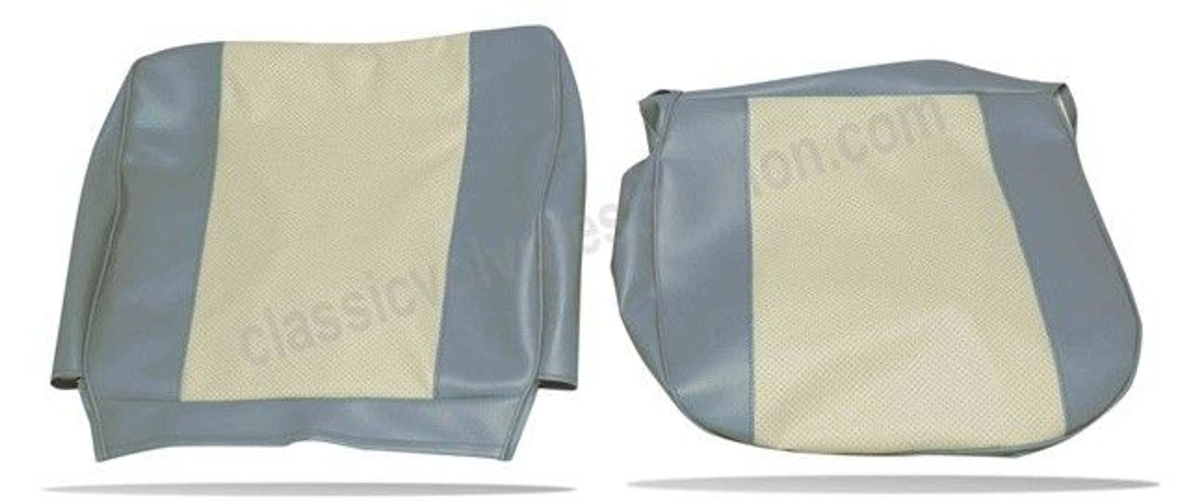 Cover front seat US blue/beige