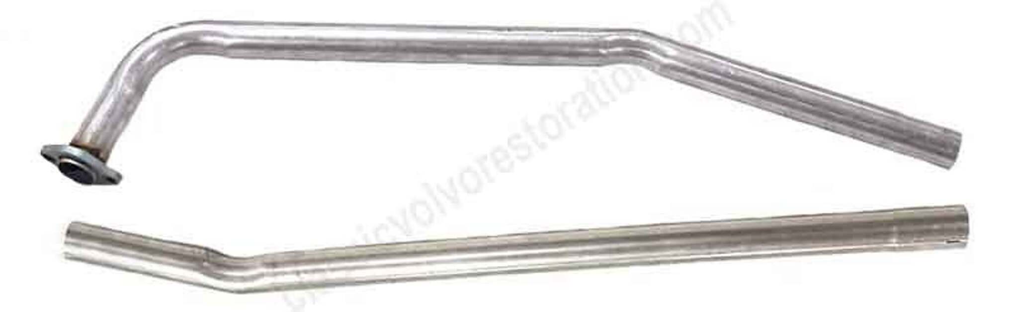 Udstødningsrør forreste 2-delt