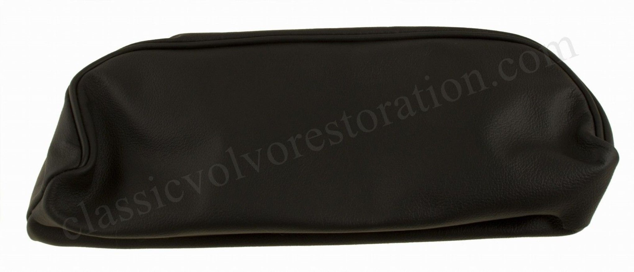 Betræk nakkestøtte sort læder