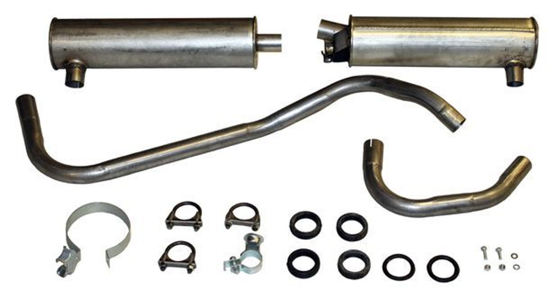 Pakoputkisto Volvo 140:lle, 1967-73, B18A, B18B, B18D, B20A, B20B, B20D