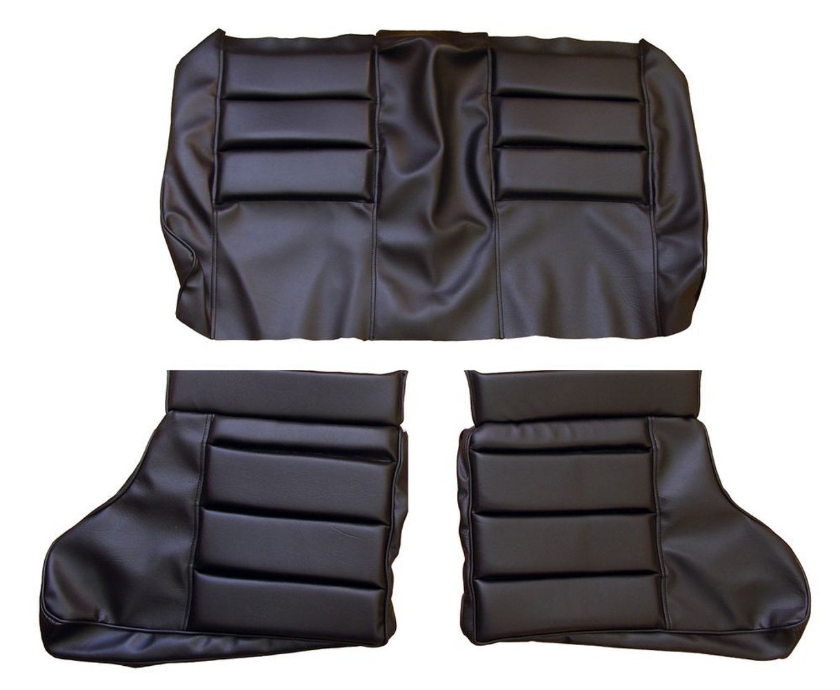 Betræk bagsæde sort