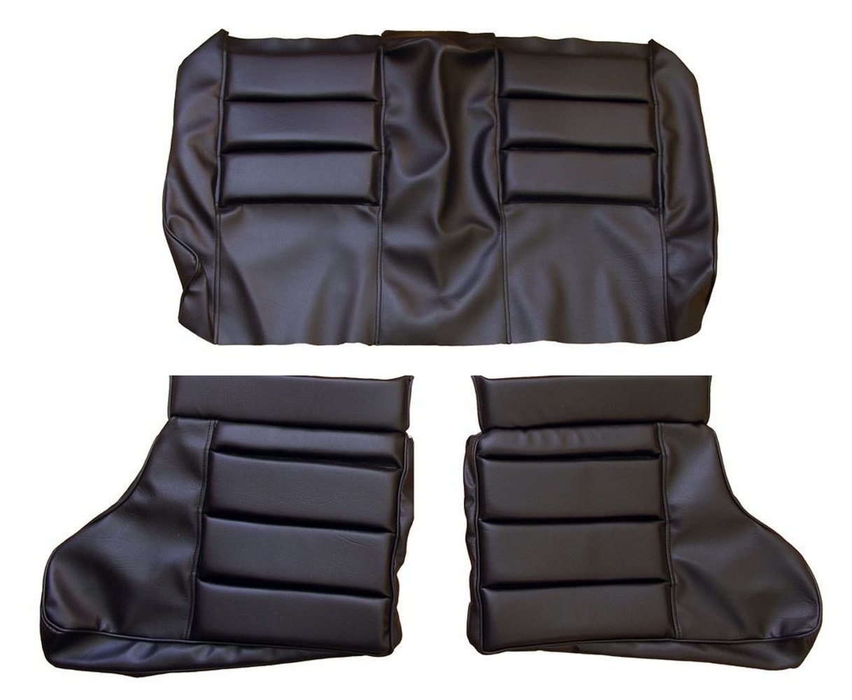 Betræk bagsæde sort