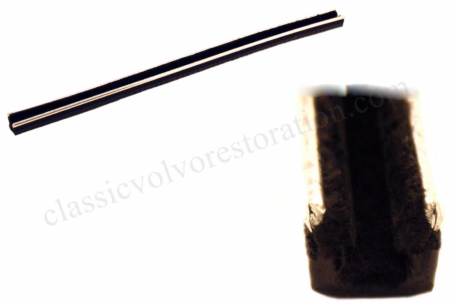 Styreliste bag øvre m/kromkant