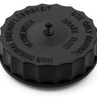 Låg bremsevæskebeholder